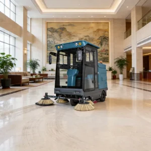 Productive GIYO S2000 Ride on Industrial Vacuum High Power Drive Motor Supermarket Floor Sweeper