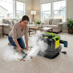 Professional Dual Water Tank Spray Suction Carpet Cleaner Portable Spot Fabric Sofa Carpet Pet Steam Upholstery Cleaning Machine
