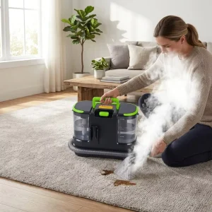 Professional Dual Water Tank Spray Suction Portable Spot Fabric Sofa Pet Steam Upholstery Carpet Cleaning Machine