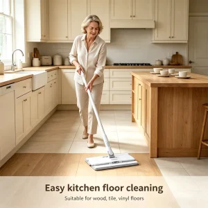 Professional Extension Pole Baseboard Flat Microfibre Floor Mop
