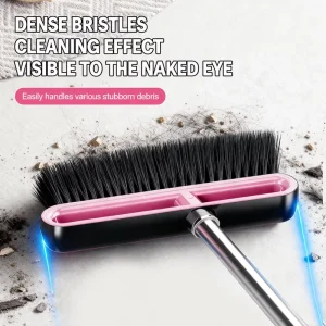 Professional Household Sweeper Set Upright Folding Space Saving Design for Barber Shop Salon Lobby Professional Broom Combo