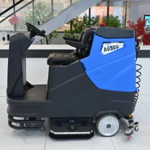 Professional Industrial Commercial Auto Electric Ride on Mini Power Scrubbers Wet Spin Tile Floor Scrubber Machine Cleaning