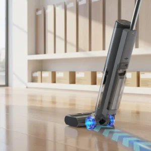 Professional M6 Wet Dry Hard Wood Floor Vacuum Cleaner 17000Pa Suction Battery Powered 5000mAh+ Hotel & Household Use