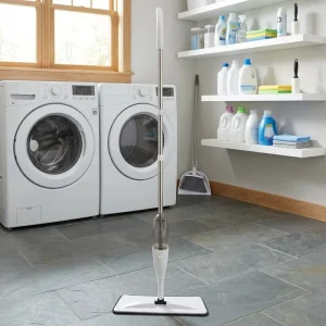 Professional Microfiber Refillable Water Tank Trigger 360 Swivel Stainless Steel Wet Dry Easy Use Home Floor Cleaning Mop