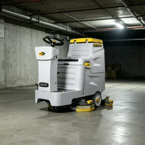 Professional Ride On Floor Scrubber Dryer SUTO ST X660 Commercial Floor Scrubber with Large Water Tank for Industrial Cleaning