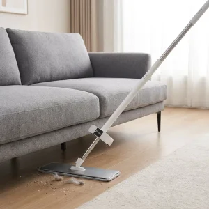 Professional Self Wringing Mops 45x15cm Extra Wide Cleaning Head Industrial Grade Stainless Steel Flat Mop Manufacturer