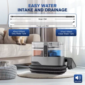 Professional Steam Wet Dry Vacuum Cleaning Portable Sofa Carpet Cleaner Fabric Washing Upholstery Spill Spot Cleaning Machine