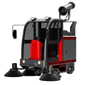 Professional Street Road Sweep Dust Collection Device Automated Battery Powered Heavy Duty Floor Sweeper