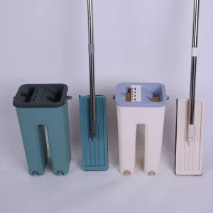 Professional Wet Dry Mini Mop System Stainless Steel Pole Eco Friendly Design Efficient for Large Water Tank Bucket Floor