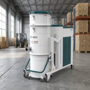 Pulse Blowback Industrial Vacuum Cleaner with Stainless Steel Tank for Food and Pharmaceutical Use