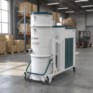 Pulse Blowback Industrial Vacuum Cleaner with Touchscreen Control and Real-Time Monitoring