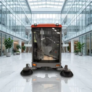 Pure Electric Compact Mini Road Truck Floor Sweeper with Vacuum Suction and Sand Collector