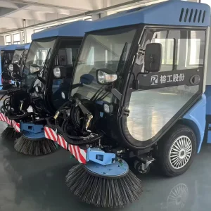 Pure Electric Road Sweeper Truck with Vacuum and Automatic Dumping