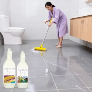 Quick-Dry Floor Cleaner No Residue Non-Slip Formula for Bathroom and Living Room
