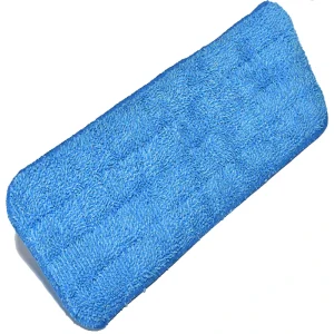 Quick-Dry Replaceable Microfiber Flat Mop Pad with Aluminum Pole