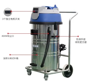 RV803 Wet and Dry Industrial Vacuum Cleaner with 80L Tank