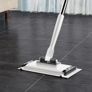 Realida Adjustable Flat Mop Detachable Handle Floor Cleaning Mop Replaceable Cloth Pad System Mops Cleaning Floor