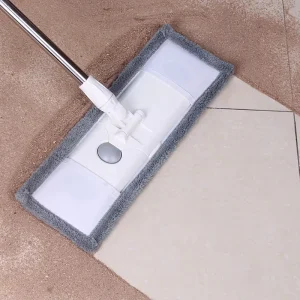 Realida Dirty and Clean Water Flat Mop Absorbent Flat Squeeze Mop Flat Mope with Reusable Washable Mop