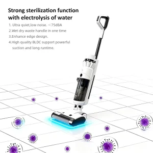 Rechargeable Cordless Wet and Dry Handheld Vacuum Cleaner and Mop for Hard Floors and Cars