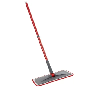 Rectangle Pattern Cloth Flat Mop for Dry and Wet Floor Cleaning with Plastic Head