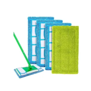 Rectangle Replacement Mop Pads for Sweeper and Wet Mopping