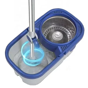Rectangle Rotary Mop with Telescopic Steel Pole
