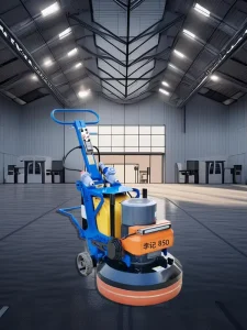 Remote-Control 22HP 18.5KW AC380V Aluminum Alloy Gearbox Dual-Drive Planetary Diamond Concrete Floor Grinder