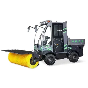 Remote-Controlled All-Terrain ATV Snow Blower with Snow Blade, Engine, and Pump