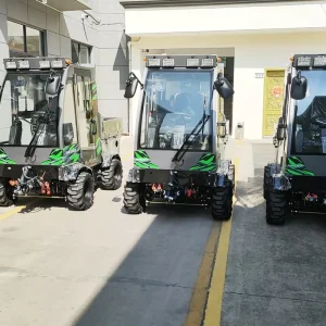 Remote-Controlled Snow Plow and Blower Robot