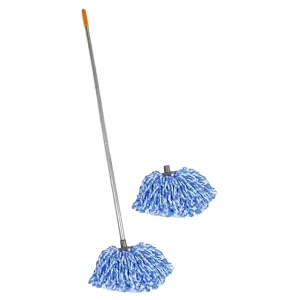 Replaceable Microfiber Floor Mop for Kitchen, Bedroom and Bathroom