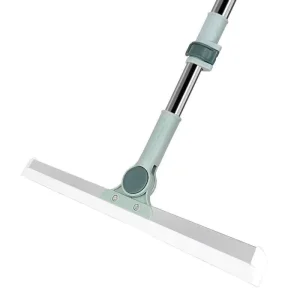 Retractable Adjustable Silicone Scraper Bathroom Squeegee with Telescopic Handle