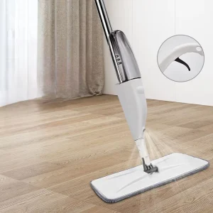 Reusable 360-Degree Rotating Spray Mop for Wet and Dry Cleaning
