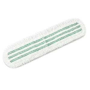 Reusable Aluminum Microfiber Flat Mop Head with Dust Yarns and Pocket Cover