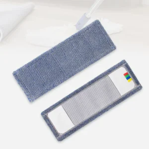 Reusable Microfiber Flat Mop Head Replacement with Pocket
