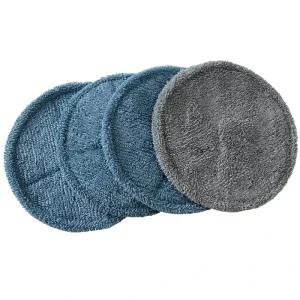 Reusable Microfiber Wet Mop Pads, Machine Washable Replacement Refills
