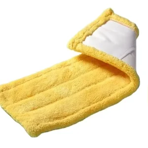 Reusable Quick-Drying Absorbent Microfiber Flat Mop with Aluminum Pole