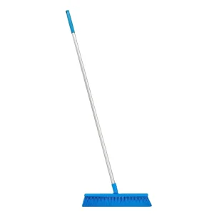 Revolving Neck Plastic Broom with Long Handle Industrial Food Grade Broom