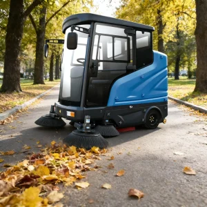 Ride-On Electric 48V Automatic Floor Sweeper and Washing Machine with Side Brush