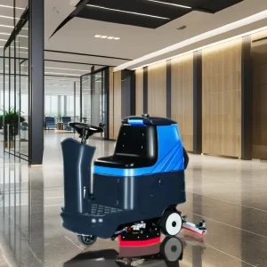 Ride-On Electric Automatic Concrete Floor Scrubber