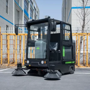 Ride-On Electric Industrial Street Sweeping Truck Workshop CIP Cleaning Road Sweeper Floor Sweeper Machine for Sidewalk