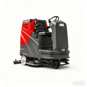Ride-On Floor Scrubber Cleaning Machine with Mop Carts for Household, Industrial, and Commercial Use