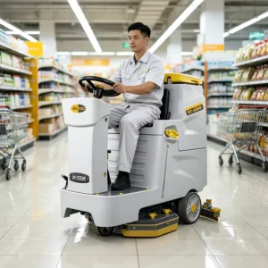 Ride On Floor Scrubber ST-X560 Battery Powered Industrial Floor Washing Machine