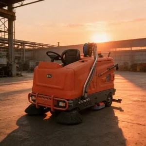 Ride On Floor Scrubber Sweeper All in One Machine for Warehouse and Factory