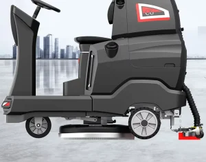 Ride-On Floor Scrubber Sweeper Combo Industrial Sweeping and Scrubbing Machine for Factories and Warehouses 4-5 Hours