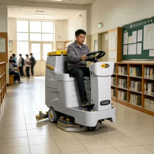 Ride On Floor Scrubber with Large Water Tank Commercial Cleaning Equipment Supplier