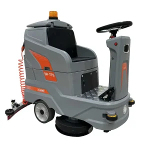 Ride-On Floor Washer Scrubber Electric Sweeping Machine for Factory Workshop Shopping Mall Parking Lot