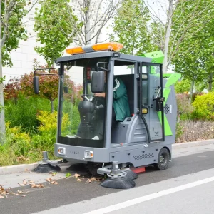 Ride-On Industrial Battery-Powered Sweeper Vacuum for Heavy Dust Environments