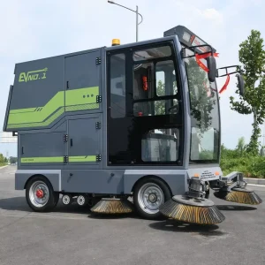 Ride-On Industrial Floor Sweeper and Scrubber 3000W Electric Sweeping Machine with 160L Tank