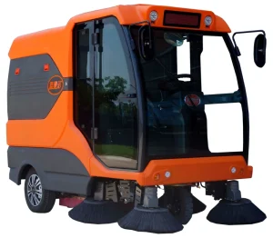 Ride-On Road and Floor Sweeper Machine