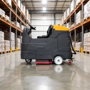 Ride On Scrubbing Machine for Industrial and Commercial Use with Wide Coverage and Water Tank for Parking Lots